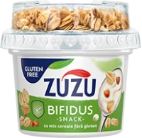 Zuzu Bifidus Iaurt natur + mix de cereale fără gluten 168g
