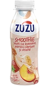 Zuzu Smoothie Iaurt de băut cu banane, piersici, căpșuni și miere 320g
