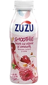Zuzu Smoothie Iaurt de băut cu vișine și zmeură 320g